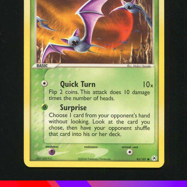 Zubat 83/101 - Ex Hidden Legends