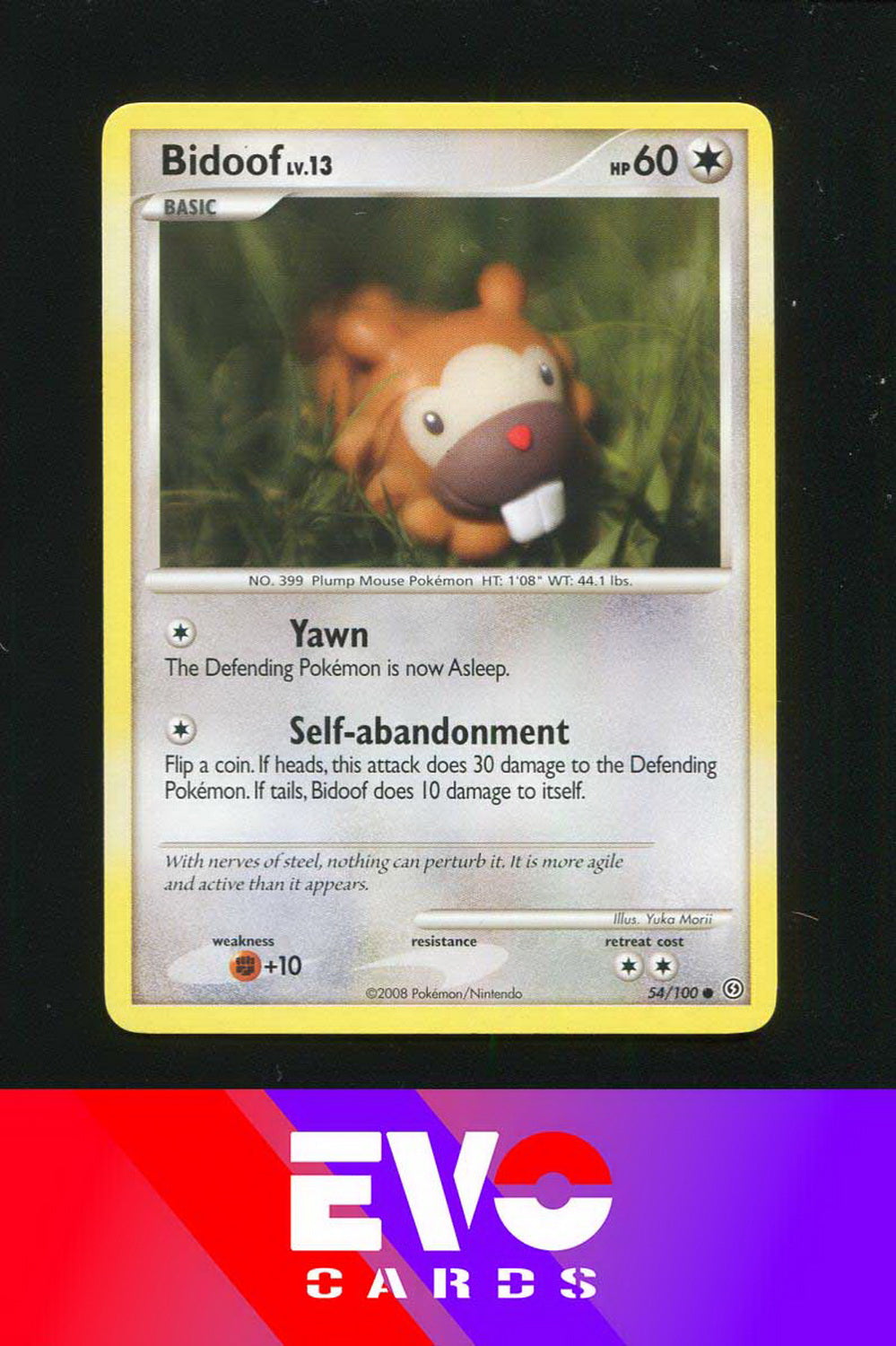 bidoof pokemon card price Bidoof 54/100 - Stormfront