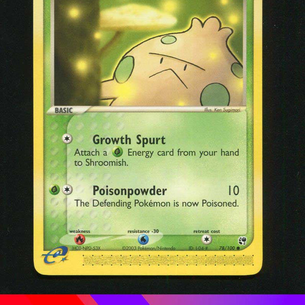 shroomish pokemon card Shroomish 78/100 - ex Sandstorm