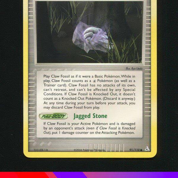 Claw Fossil HP 40 91/110 - ex Holon Phantoms - Near Mint Claw Fossil HP 40 91/110 - ex Holon Phantoms - Near Mint